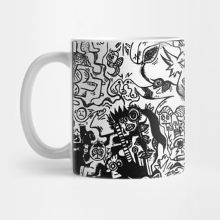 Between dark and light Mug